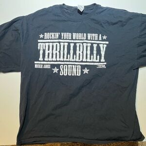 Mickie James Thrillbilly Mens Black T-shirt 3XL TNA Wretling EX WWF AEW Impact